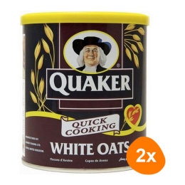 Quaker - Weiße Haferflocken - 2x 500g