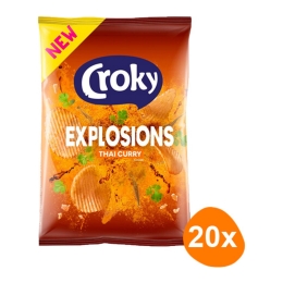 Croky - Explosions Thai Curry - 20 Mini Beutel