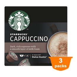 Starbucks - Cappuccino by Nescafé Dolce Gusto - 3x 12 Kapseln