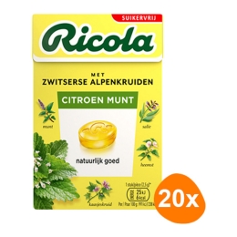 Ricola -  Zitronenmelisse Ohne Zucker - 20x 50g