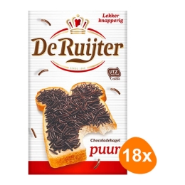 De Ruijter - Zartbitter Schokoladenstreusel - 18x 390g