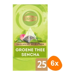Lipton - Exclusive Selection Grüner Tee Sencha - 6x 25 Teebeutel