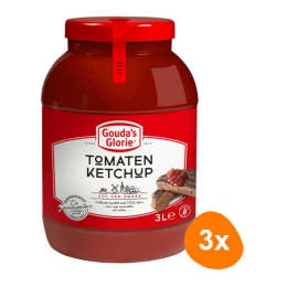 Gouda's Glorie - Tomaten-Ketchup - 3x 3 ltr