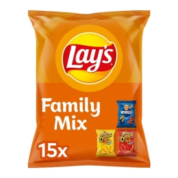 Lay's - Family Mix (3 Geschmacksrichtungen) - 15 Mini Beutel