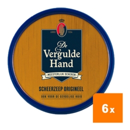 De Vergulde hand - Rasierseife - 6x 75g