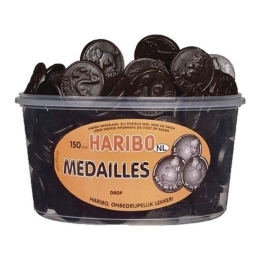 Haribo - Lakritz Medaillen - 150er