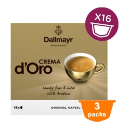 Dolce Gusto - Dallmayr Crema d'Oro - 3x 16 Kapseln