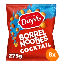 Duyvis - Borrelnootjes Cocktail - 8x 275g
