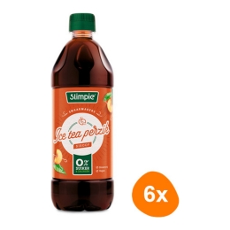 Slimpie - Eistee Pfirsich Limonaden-Sirup - 6x 650ml