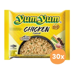 Yum Yum | Hähnchen Nudeln Beutel | 30 x 60 g