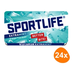 Sportlife - Extramint Kaugummi Ohne Zucker - 24x 12er