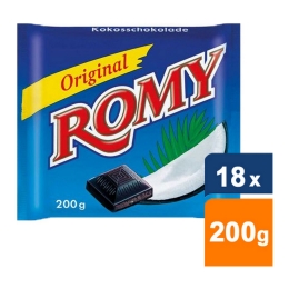 Romy - Original Kokos Schokolade - 18x 200g
