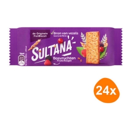 Sultana - Fruchtkekse Waldfrüchte - 24x 3er