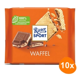 Ritter Sport - Waffel - 10x 100g
