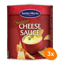 Santa Maria - Cheddar Cheese Sauce - 3x 3kg