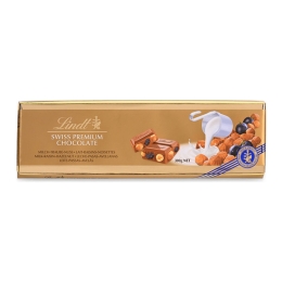 Lindt - Swiss Premium Schokolade Vollmilch Traube Nuss - 300g