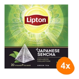 Lipton - Grüner Tee Japanese Sencha - 4x 20 Teebeutel