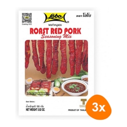 Lobo - Marinademischung für Schweinefleisch (Char Siu) - 3x 100g