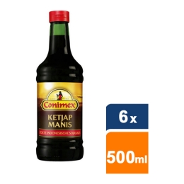 Conimex - Ketjap Manis (Süße Sojasoße) - 6x 500ml