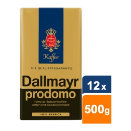 Dallmayr - Prodomo Gemahlener Kaffee - 12x 500g