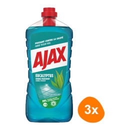 Ajax - Allzweckreiniger Eucalyptus - 3x 1,25ltr
