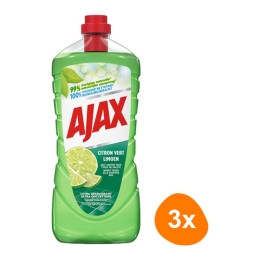 Ajax - Allzweckreiniger Zitrone - 3x 1,25ltr