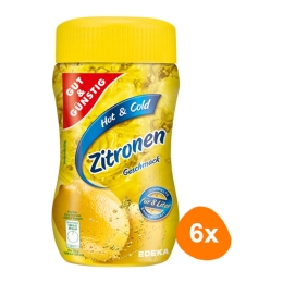 Gut & Günstig - Zitronen Teegetränk - 6x 400g