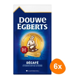 Douwe Egberts - Décafé Gemahlener Kaffee - 6x 500g