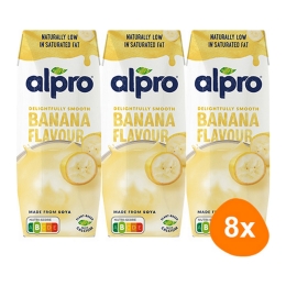 Alpro - Sojadrink Banane - 8x (3x 250ml)