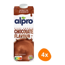 Alpro - Sojadrink Schokolade - 4x 1ltr