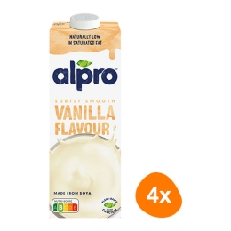 Alpro - Sojadrink Vanille - 4x 1ltr
