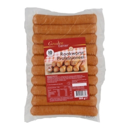Gouden Banier - Rookworst, Gerräucherte Wurst Profi - 10er
