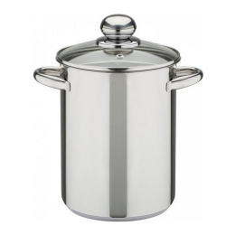 GSW - Spargeltopf / Spaghettitopf Edelstahl Ø 16 cm - 4,2 L