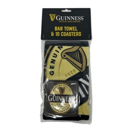 Guinness - Bar Handtuch & Bierdeckel