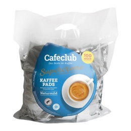 Caféclub - Supercreme Kaffeepads Naturmild - 100 Pads