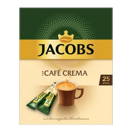 Jacobs - Typ Café Crema Löslicher Kaffee - 25 sticks