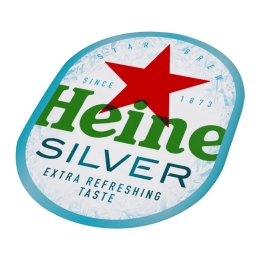 Heineken - Bierdeckel Silver - 400 Stück (4x 100 Stück)