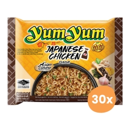 Yum Yum | Japanisches Hähnchen Nudeln Beutel | 30 x 60 g