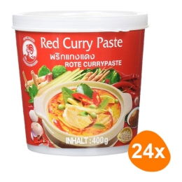 Cock Brand - Rote Currypaste - 24x 400g