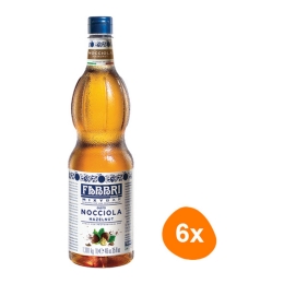 Fabbri - Mixybar Haselnuss Sirup - 6x 1ltr
