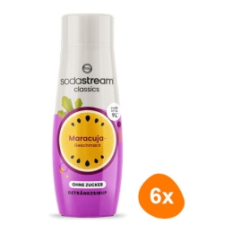 SodaStream - Maracuja ohne Zucker Sirup - 6x 440ml