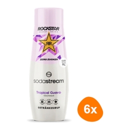 Sodastream - Rockstar Tropical Guava Zero Sirup - 6x 440ml