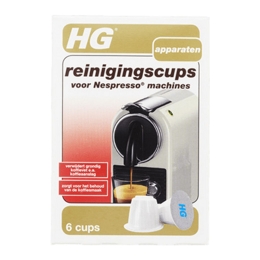 HG - Reinigungs Kapseln für Nespresso® Maschinen - 6 Kapseln