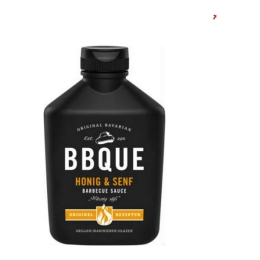 BBQUE - Honig & Senf Barbecue Sauce - 400 ml