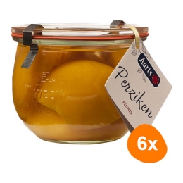 Aarts - Pfirsiche in leichtem Sirup - 6x 500g