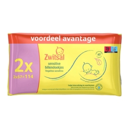 Zwitsal - sensitiv Feuchttücher - 114 Stück