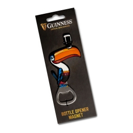 Guinness - flesopener Toekan Magneet