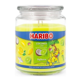 Haribo - Duftkerze Coconut Lime - 510g