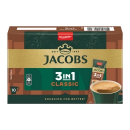 Jacobs - Classic 3in1 Sticks Löslicher Kaffee - 10 sticks