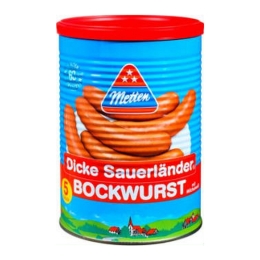 Metten - Dicke Sauerländer Bockwurst - 5x 100g (500g)